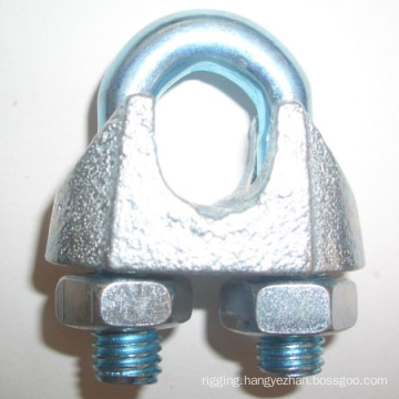 China Manufacturer Rigging Galv Malleable DIN 741 Cable Clamp